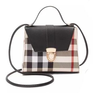 🆕 Plaid Shoulder/Crossbody Bag